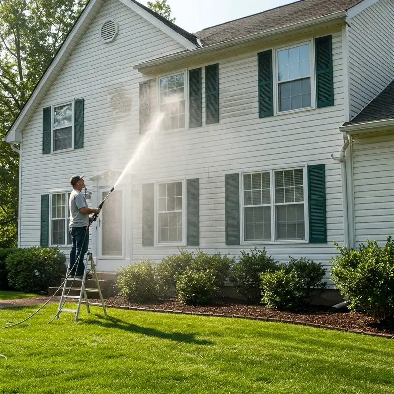 JL SoftWash House exterior